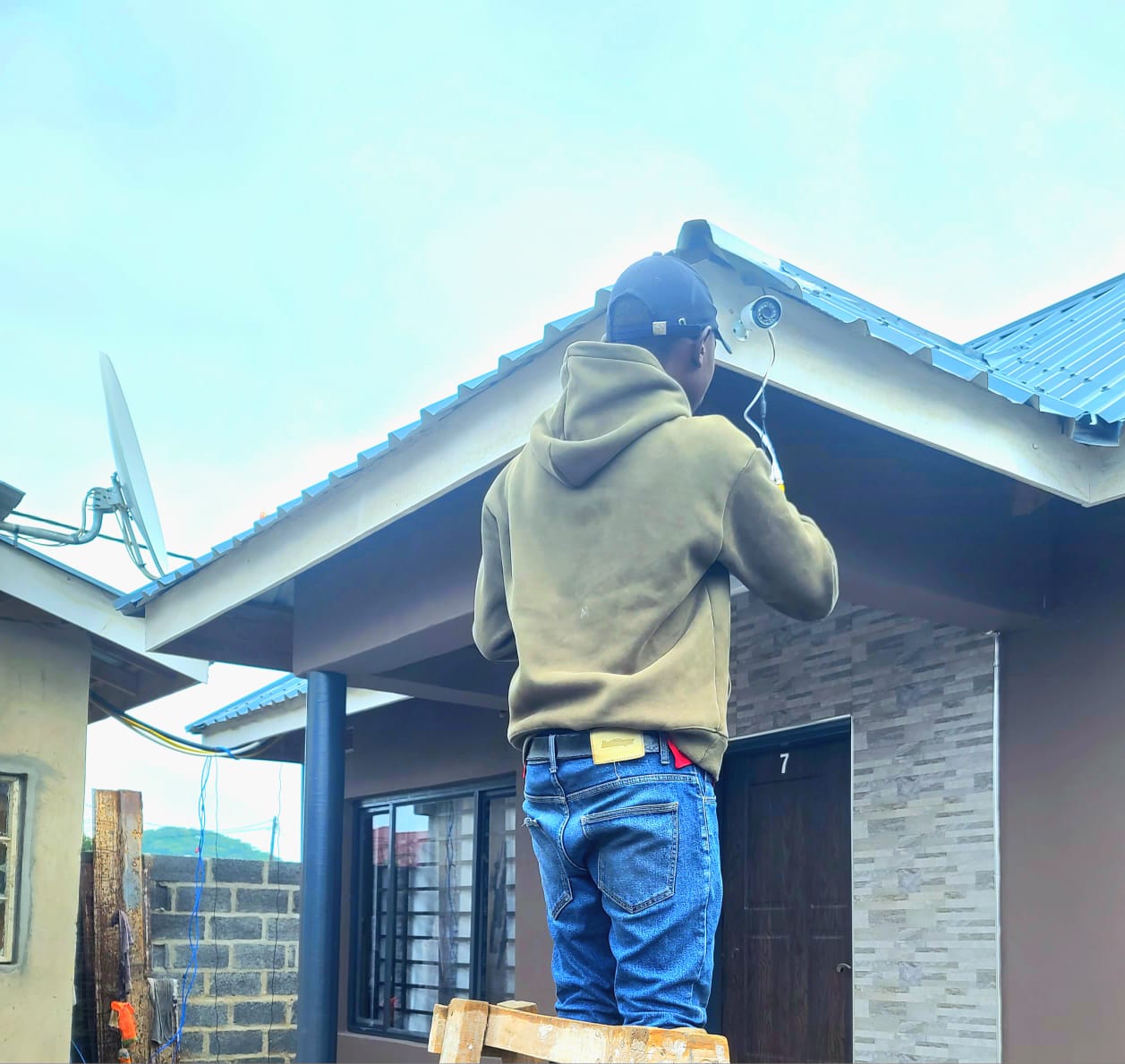 Outdoor CCTV camera